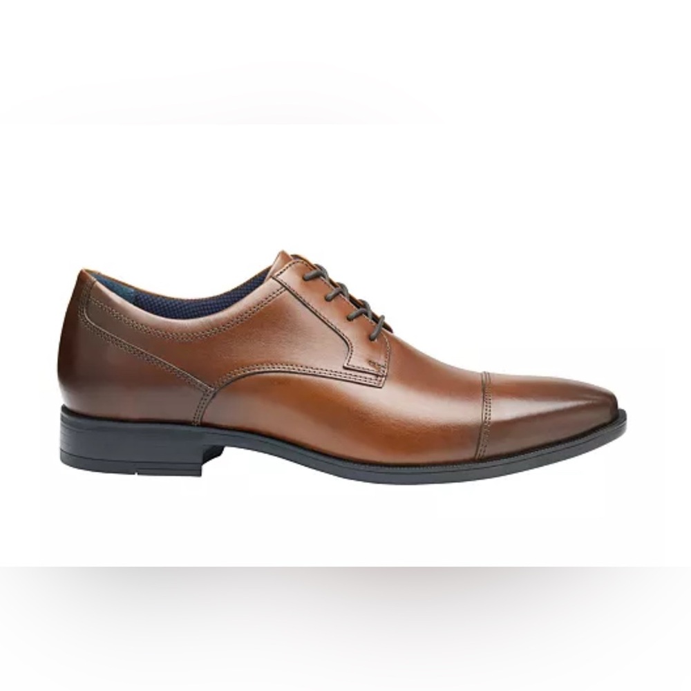 Johnston & Murphy Tan Leather Oxfords